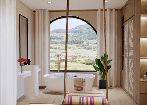 Koupelna v ubytování Boutique En Hotel Sapa