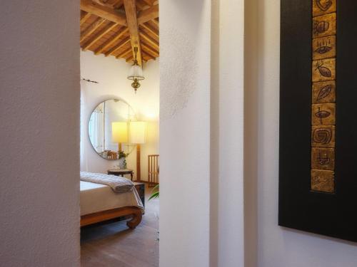 Postel nebo postele na pokoji v ubytování Casal di Peppe B&B