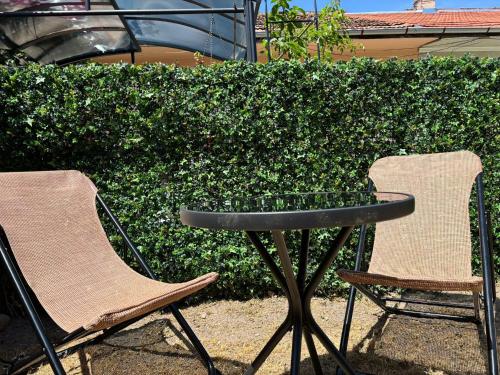 クルジュ・ナポカにあるCity Center Velor Residence Ac, Smart Tv, Gardenの椅子2脚