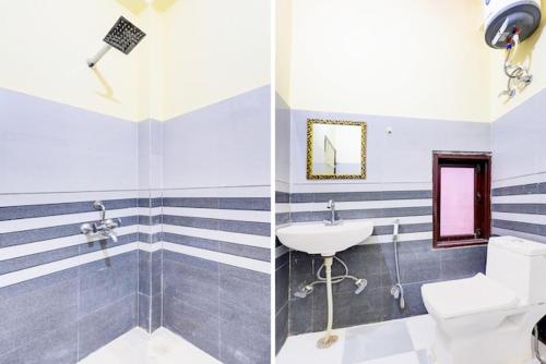 Koupelna v ubytování Hotel Royal Residency