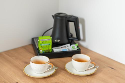 Kemudahan buat kopi dan teh di Landhouse Bled