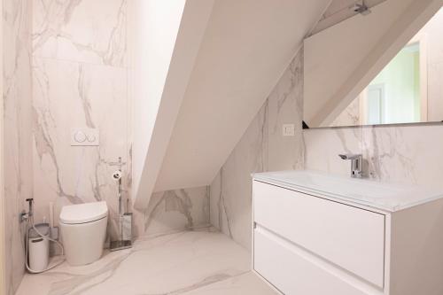 Koupelna v ubytování Villa dell'Artista - Camere con bagno privato in Villa storica