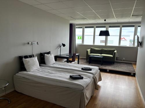 Posezení v ubytování Hotell Fyrislund