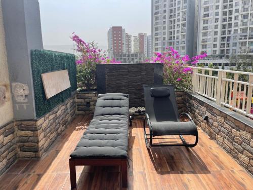 Un balcón o terraza en Tranquil Loft Escape
