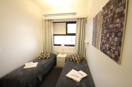 Posezení v ubytování Forenom Hostel Helsinki Pitäjänmäki