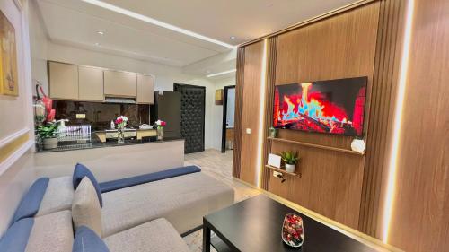 Kuchyň nebo kuchyňský kout v ubytování Appartement calme près de Casa Port à Casablanca