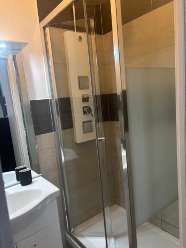 Koupelna v ubytování PORTA FURBA Suites