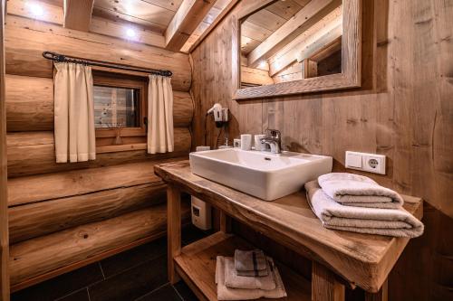 Ένα μπάνιο στο Premium Chalets Maria Alm