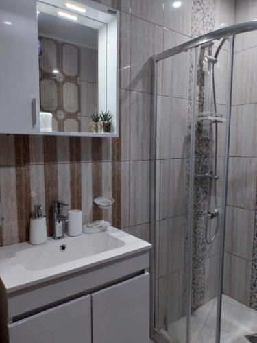 Koupelna v ubytování Paradiso Aparthotel, Studio 106