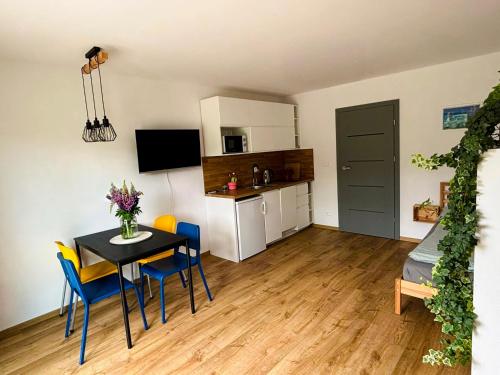 Kuchyň nebo kuchyňský kout v ubytování Apartmán Matylda