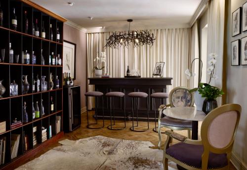 Ruang duduk di Hoeveld House