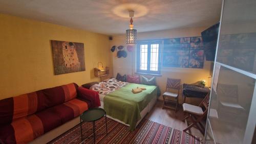 Posezení v ubytování Casa Tipica Arbedese