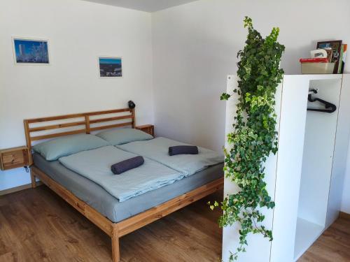 Postel nebo postele na pokoji v ubytování Apartmán Matylda