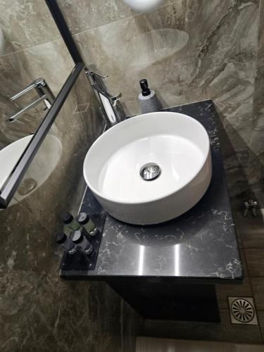 Salle de bains dans l'établissement Hotel Anastasia