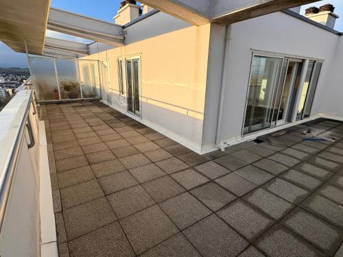 Μπαλκόνι ή βεράντα στο Là-Haut! Studio Plein Sud Terrasse