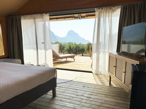 Paesaggio naturale nelle vicinanze di questo campeggio di lusso