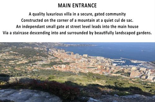 an independent small city at sheet level levels into the main house via astrategic at Majestic Monaco Villa in La Turbie