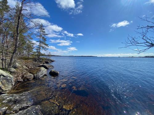 a view of a large body of water at Lammassaari in Savonlinna