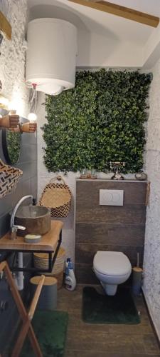 Koupelna v ubytování Camp THEA, jurta tent glamping
