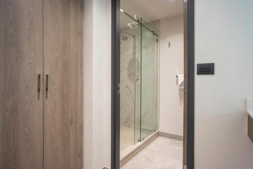Ένα μπάνιο στο Holiday Inn Express Guadalajara Expo by IHG
