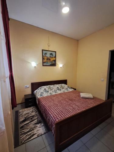 Postel nebo postele na pokoji v ubytování Brave Centr apartment