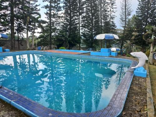 Бассейн в Villa Landis, Cipanas, Puncak, Jawa Barat или поблизости