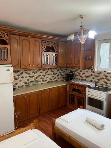 Cuina o zona de cuina de Guesthouse Bazzar