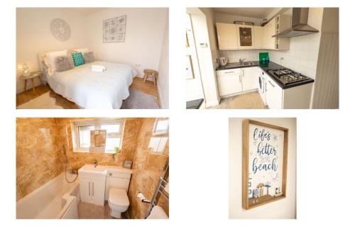 A cozinha ou cozinha compacta de Shoreline hideaway - next to the beach
