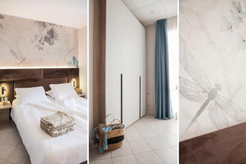 Postel nebo postele na pokoji v ubytování Hotel Gabriella