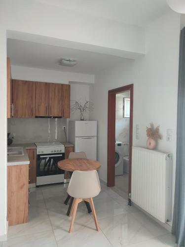 Dapur atau dapur kecil di Modern apartment