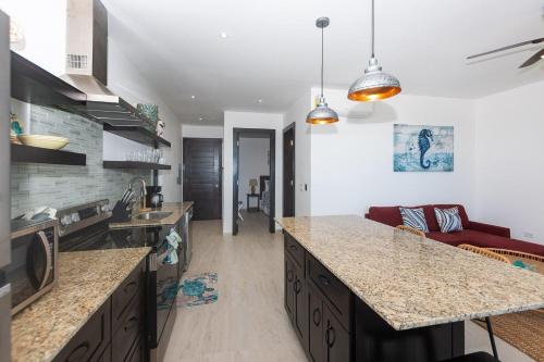 Dapur atau dapur kecil di Seahorse Escape #1 condo