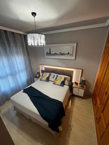 Katil atau katil-katil dalam bilik di Piso Costa de Almeria Retamar
