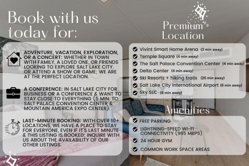 Un certificat, premiu, logo sau alt document afișat la Downtown Stylish Cozy Vibe Work Area Free pkg Gym