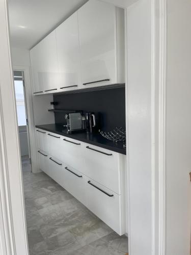 Cuisine ou kitchenette dans l'établissement LutherStudios