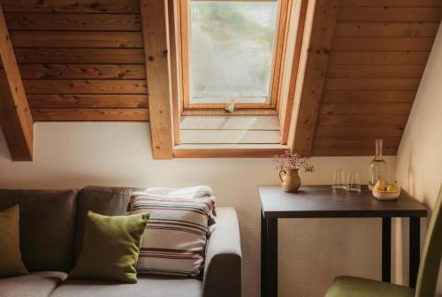 Zona de estar de Antholzer Wildsee Haus