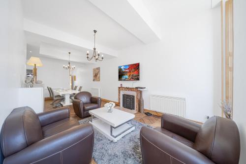 Χώρος καθιστικού στο Le Home Carnot - Hypercentre de Beaune