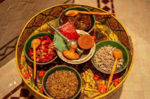 Comida en el riad o alrededores