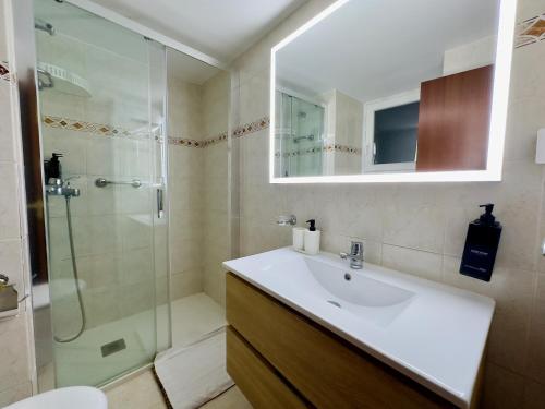 Kúpeľňa v ubytovaní Precioso apartamento en el puerto de Elantxobe