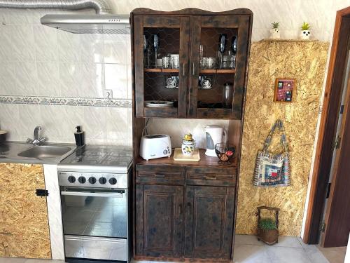 Η κουζίνα ή μικρή κουζίνα στο Casa das Quelhas