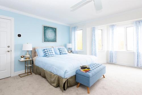 Ένα ή περισσότερα κρεβάτια σε δωμάτιο στο Scenic Mountain retreat - Country side - 1 Acre