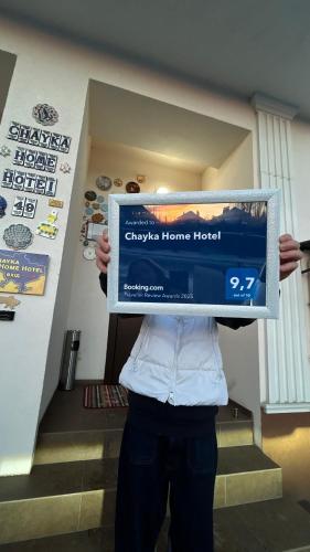 Certifikát, hodnocení, plakát nebo jiný dokument vystavený v ubytování Chayka Home Hotel