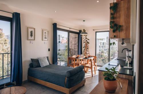 Zona de estar de Tanat Art Hotel