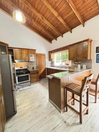 Η κουζίνα ή μικρή κουζίνα στο Villa escondida