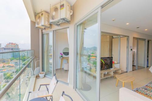 Μπαλκόνι ή βεράντα στο The Song Vung Tau Condotel - Linhhomestay