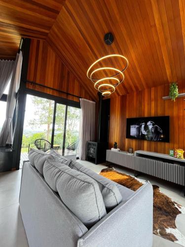 TV/trung tâm giải trí tại Le Mont Chalés