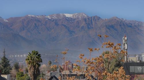 Nespecifikovaný výhled na hory nebo výhled na hory při pohledu z apartmánu