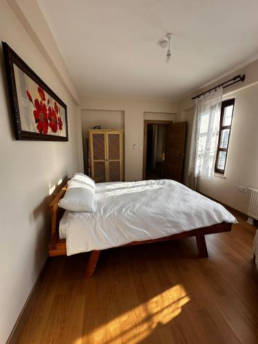 Katil atau katil-katil dalam bilik di Nesibe Hanims Mansion in the Heart of History