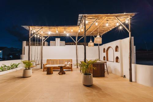 Αίθριο ή υπαίθριος χώρος στο Villa Segara Angin