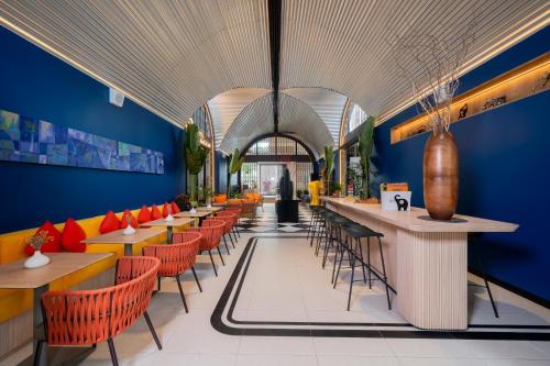 Χώρος καθιστικού στο Hotel Bangkokian