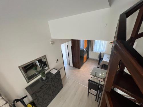 Kuchyňa alebo kuchynka v ubytovaní Korona Apartman
